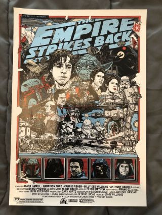 Star Wars Empire Strikes Back Poster