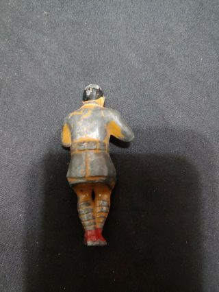 VINTAGE BARCLAY MANOIL WWII LEAD TOY SOLDIER SITTING DOWN EATING IN FIELD 3