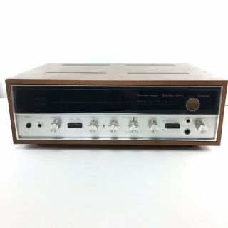 Vintage Sansui 5000x Stereo Am/fm Receiver W/ Wood Case - For Repair - N03
