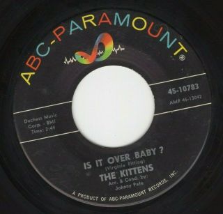 The Kittens 45 Undecided You/is It Over Baby Abc Ex Northern Soul R&b Hear