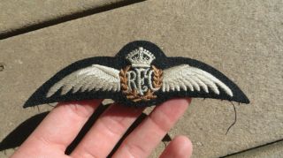 British Common Wealth Royal Flying Corps Pilot Wings Crew Insignia Brevet