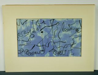 Miro Lithograph Composition 3 From Joan Miro Par Jacques Prevert Maeght