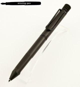 Lamy Safari Twin Pen In Black / Umbra / Charcoal / Schwarz With Black Clip