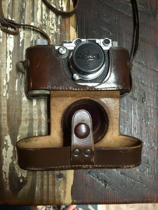 Vintage Leica D.  R.  P.  Ernst Leitz Wetzlar Germany Film Camera
