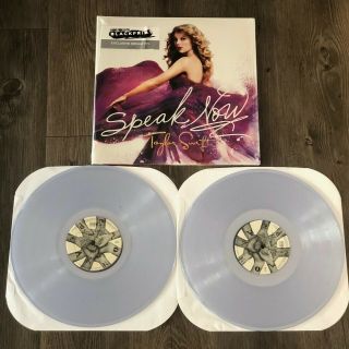 Taylor Swift - Speak Now Vinyl 2xlp Clear Smoke Record Store Day Exclusive