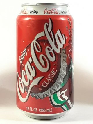 2001 Coca Cola Can From Usa,  Atlanta Coke,  Enjoy Classic 1999 Ad