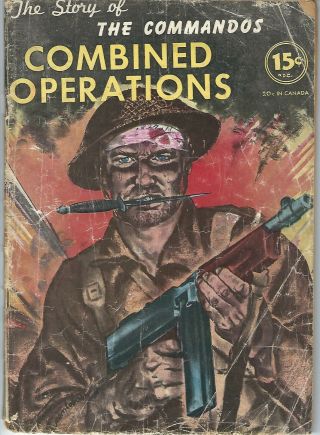 Classics Illustrated The Story Of Commandos Combined Operations Very Very Rare