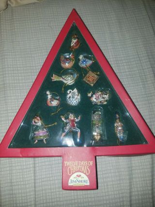Jim Shore 12 Days Of Christmas Mini Ornaments