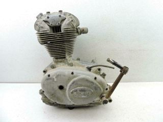 Complete Engine Motor Transmission Vintage Ducati 350 Scrambler Bevel Single 88r