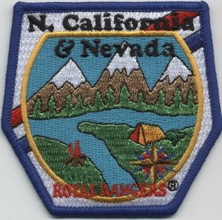 Northern California - Nev District Royal Rangers History Patch From Fundraiser Set