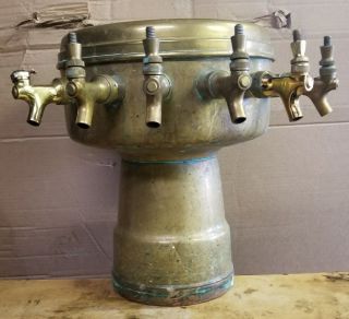Beer Tap System Dispensing Brass Mixologist Vintage (makeoffer)