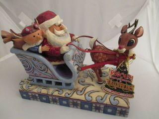 Jim Shore Rudolph Traditions 2008 Deluxe Musical Figurine 4009803