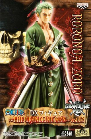 Roronoa Zoro Dx Figure The Grandline Men Anime One Piece Banpresto