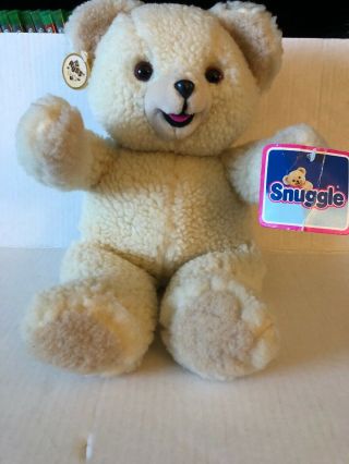 1986 Russ 15 " Snuggle Fabric Softener Plush Teddy Bear Tag 3146 Vtg Lever Bros