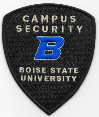 Boise State University Campus Security Police Scarce Patch