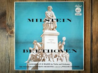 Capitol P8313 - Beethoven - Violin Concerto - Nathan Milstein - Steinberg - Nm