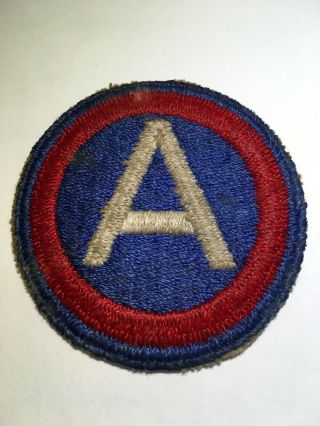 Wwii U.  S.  3rd Army Cut Edge Full Color Patch