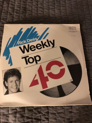 Rick Dees Weekly Top 40 Radio Show 4 Lp Countdown 12/16/88 Vg,  To
