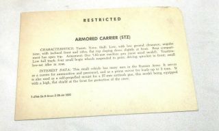 WWII WW2 US Army Air Force Photo Identification Card R103,  Russian STZ Armored 2