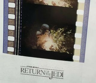 Vintage Star Wars: Return Of The Jedi Movie Film Strip (5 Cells) Storm Trooper