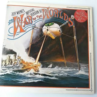 Jeff Wayne - War Of The Worlds - Vinyl Lp Uk 1st Press 1978 Ex/nm,  Booklet