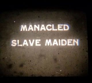 Vtg 50s Irving Klaw Manacled Slave Maiden 16mm Risqué Bondage Stag Film