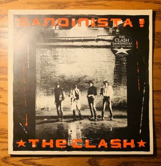 The Clash Sandinista Triple Vinyl Lp - Uk Pressing With Insert - 1980