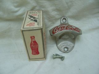 Vintage Starr X Tome Coca Cola Cast Iron Bottle Opener w/ Box 2