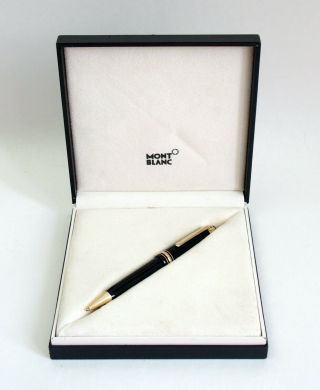 Mont Blanc Meisterstuck Unicef Legrand Blue Sapphire Gold Ballpoint Pen In Case