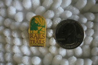 Rails To Trails Conservancy Souvenir Pin Pinback 27359