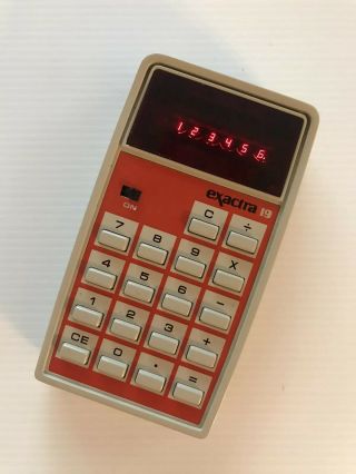 Vintage Ti Texas Instruments Ex - 19 Exactra 19 Calculator