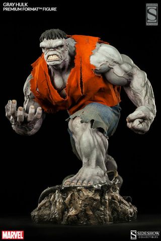 Sideshow Collectibles Grey Hulk,  Shirt Exclusive Premium Format 1/4 Scale Statue