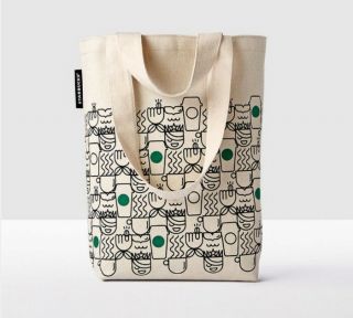 Starbucks Anywhere Tote Bag Light Weight Cotton Bag 2017 Nwt
