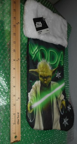Lqqk Ruz Disney Star Wars [ Yoda ] Christmas Stocking