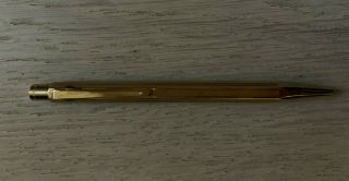 Caran Dache Gold Plated Elegant Ballpoint Pen Swiss Made