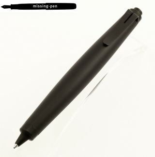 Lamy Scribble Push Ballpoint Pen In All Black Model 286