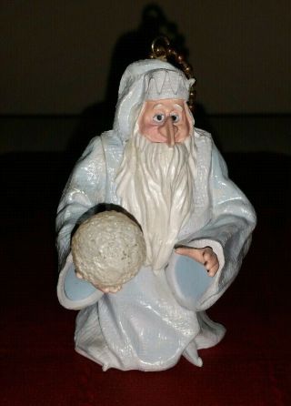 Santa Claus Is Coming To Town Figure,  The Winter Warlock,  Clip On Ornament