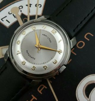 Vintage 1960s Mans Hamilton K - 455 Self Wind Fully Serviced With 1 Year