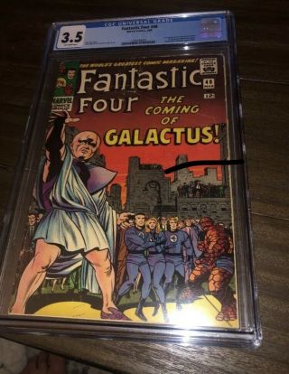 Fantastic Four 48 Cgc 3.  5 1st Appearance Silver Surfer Galactus Marvel Comic Mcu