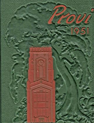 1951 " Provi " - Proviso Township High School Yearbook - Maywood,  Illinois