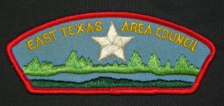 East Texas Area Council Oa 585 Tejas Lodge 72 Flap Patch Rare Variety Csp