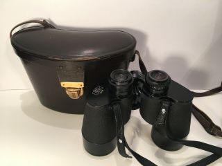 Carl Zeiss 10x50 Binoculars W/case Vintage West Germany Sn 848176