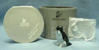 Swarovski Crystal Madame Penguin W / Iceberg Base 7661nr000002 - Nib W/ Cert