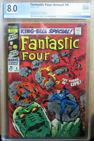 Fantastic Four Annual 6 (1968) 8.  0 Key Issue