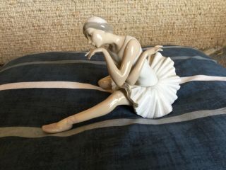 Lladro " Death Of A Swan " Ballerina Figurine Retired