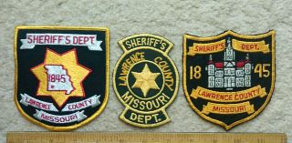 3 Vintage Missouri Deputy Sheriff 