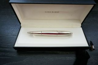 Dunhill Torpedo Sterling Silver 925 Ballpoint Pen W/ Mail Opener
