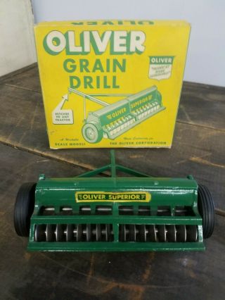 Vintage Oliver Grain Drill No 9837 Near Promo