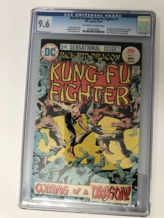 Richard Dragon Kung Fu Fighter 1 1975 Cgc 9.  6 1st Appearance Bronze Tiger Dc