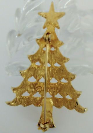Vintage Mylu Christmas Tree Brooch 2